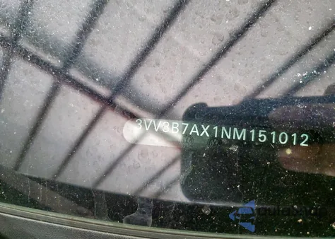 2022 Volkswagen Tiguan Se z USA, uszkodzony, nr VIN 3VV3B7AX1NM151012